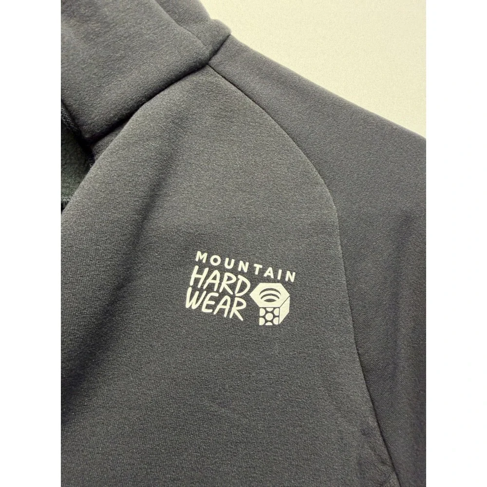 Mountain Hardwear Fleece‎ Pullover 1/4 Zip Small Gray Womens